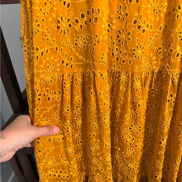 Veronica beard Yellow Lace Maxi Dress - Picture 7 of 8